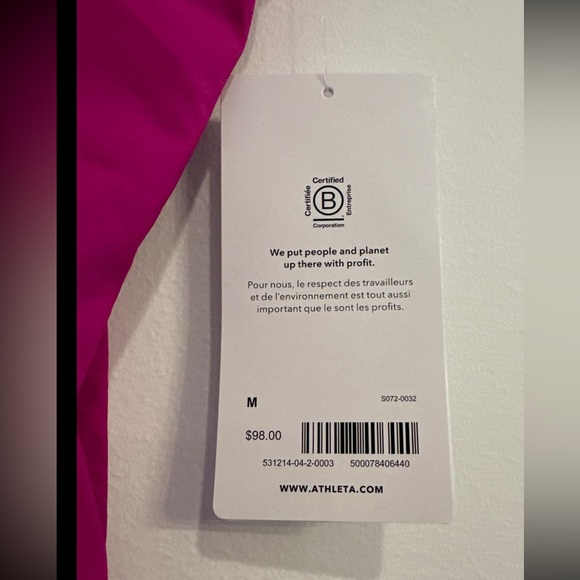 NWT Athleta Seychelles Magenta Pink One Piece Swimsuit Size Medium - Picture 11 of 15